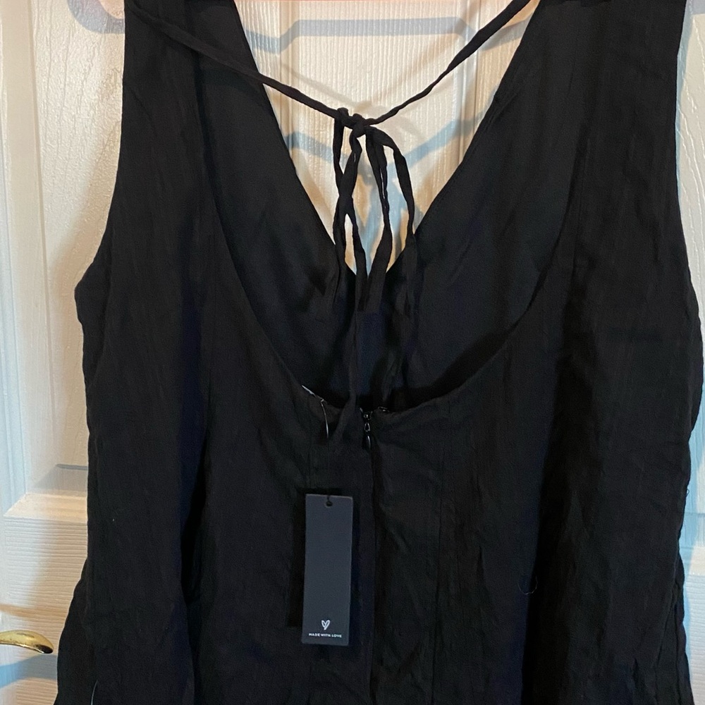 LULUS CHARMING BLACK DRESS - Picture 6 of 12